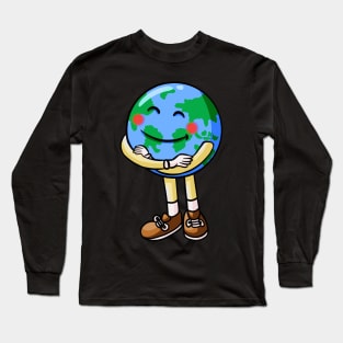 Smiling Earth Long Sleeve T-Shirt
